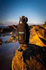 A black water bottle-Petvet Products