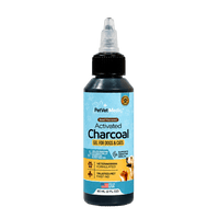 Pet Vet Activated Charcoal Gel for Dogs & Cats (60 mL) – Veterinary-Formulated, Natural Beef Flavor, Fast Toxin Adsorption for Poisoning, Stomach Upset, Diarrhea & Gas Relief – Made in USA