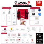 Pet Emergency Preparedness Bundle – Small First Aid Kit + Pet First Aid Guide + Activated Charcoal