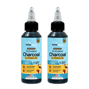 Dev Test Pet Vet Activated Charcoal Gel for Dogs & Cats (60 mL) – Veterinary-Formulated, Natural Beef Flavor, Fast Toxin Adsorption for Poisoning, Stomach Upset, Diarrhea & Gas Relief – Made in USA