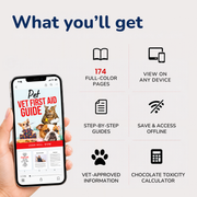 Pet Vet First Aid Guide Digital PDF – Dog & Cat Emergency Handbook With CPR, Toxicity Charts & Step-by-Step First Aid Instructions