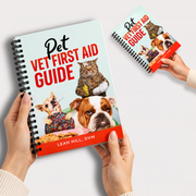 Pet Vet First Aid Guide Spiral Bound and digital edition– Dog & Cat Emergency Handbook with CPR, Toxicity Charts & Step-by-Step First Aid Instructions