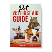 PetVet Medic First Aid Starter Bundle-Small Pet First Aid Kit + Comprehensive PetVet Medic First Aid Book-Paperback