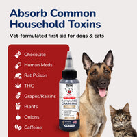 Pet Vet Activated Charcoal Gel for Dogs & Cats (60 mL)