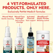 Premium Pet First Aid Kit – Veterinarian-Curated Emergency Supplies & Spiral bound Guide