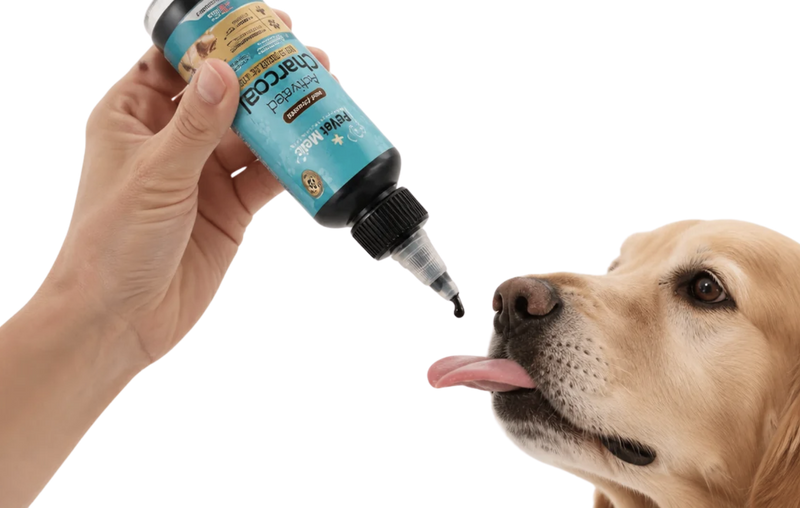 Give gel into mouth