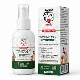 PetVet Medic® Hydrogel Wound Care for Dogs & Cats, all animals – 3 oz