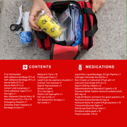 Pet First Aid Kit – Veterinarian-Curated Emergency Supplies & Guide Medium-141 piece