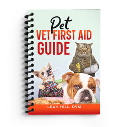 Pet Vet First Aid Guide Spiral Bound: Handbook for Pet Emergencies – Easy-to-Read Charts, CPR, Toxicity Calculators & Step-by-Step Instructions