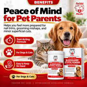 BleedGuard™ Styptic Powder for Dogs, Cats & Small Pets 1.76 oz
