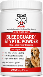 **COMING SOON** BLEEDGUARD™ STYPTIC POWDER