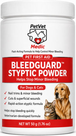 **COMING SOON** BLEEDGUARD™ STYPTIC POWDER